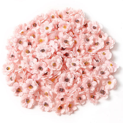 30Pcs Mini Artificial Rose Flowers Heads Silk Fake Flowers for Home Dceor Wedding Decoration Craft Wreath Gifts Accessories
