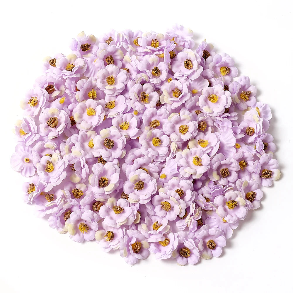 30Pcs Mini Artificial Rose Flowers Heads Silk Fake Flowers for Home Dceor Wedding Decoration Craft Wreath Gifts Accessories