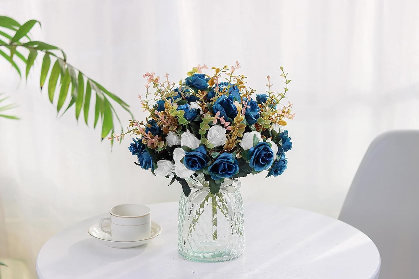 Artificial Flowers,2 Packs of Artificial Roses.24 Little Rose Silk Flowers. Plas