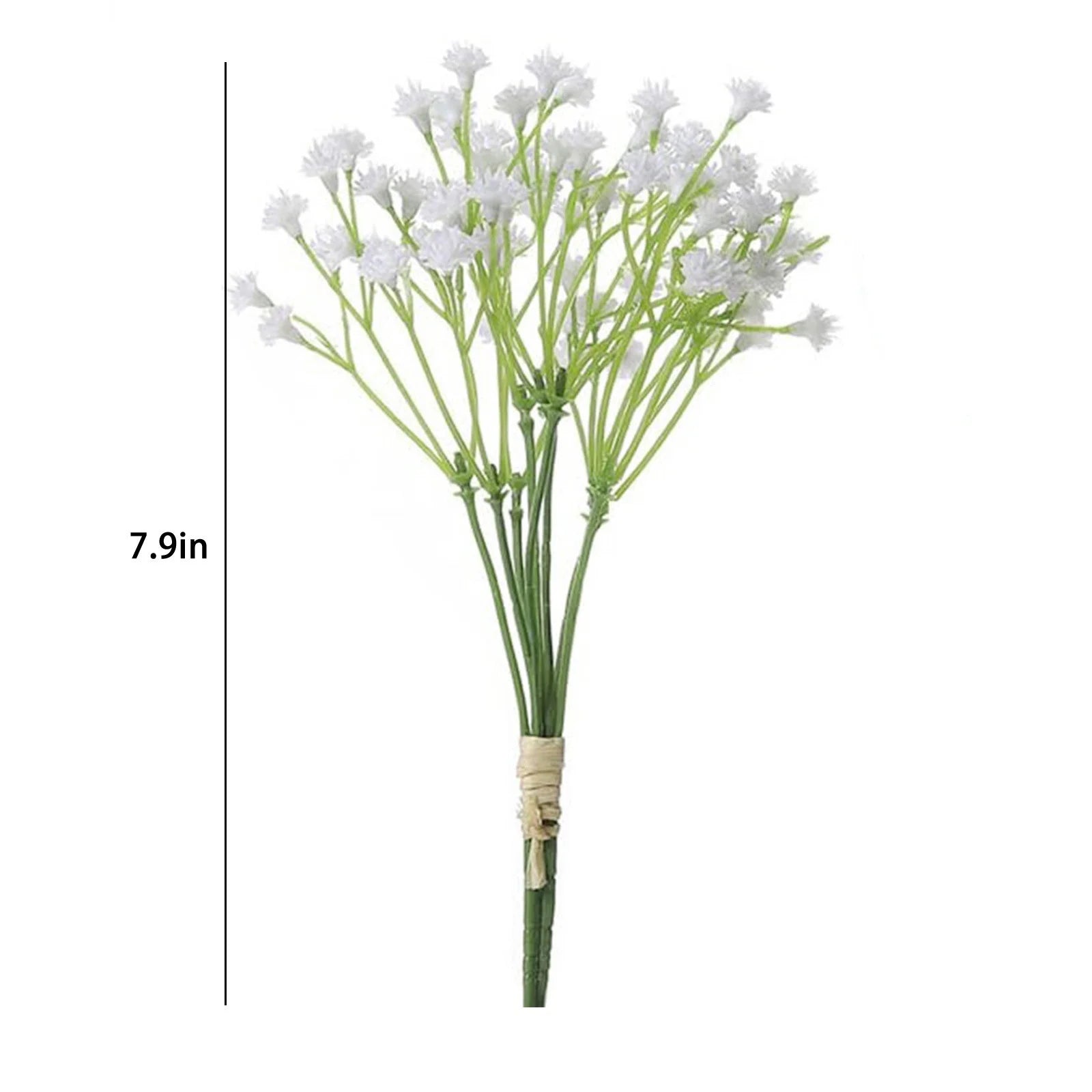 Artificial Flowers Clearance 4PCS Baby Breath Artificial Flowers Fake Babys Breath Gypsophila Flowers Realistic Artificial Flowers Bouquet Flores Artificiales Decoracion for Wedd White