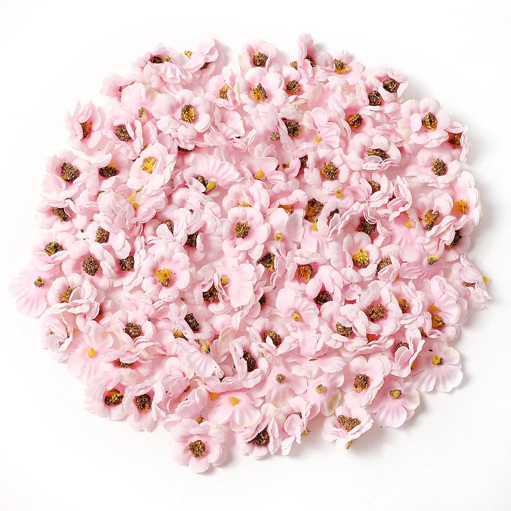 30Pcs Mini Artificial Rose Flowers Heads Silk Fake Flowers for Home Dceor Wedding Decoration Craft Wreath Gifts Accessories