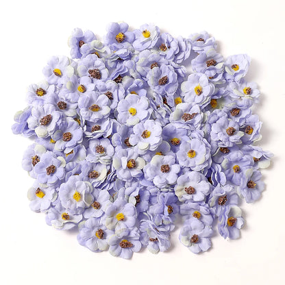30Pcs Mini Artificial Rose Flowers Heads Silk Fake Flowers for Home Dceor Wedding Decoration Craft Wreath Gifts Accessories