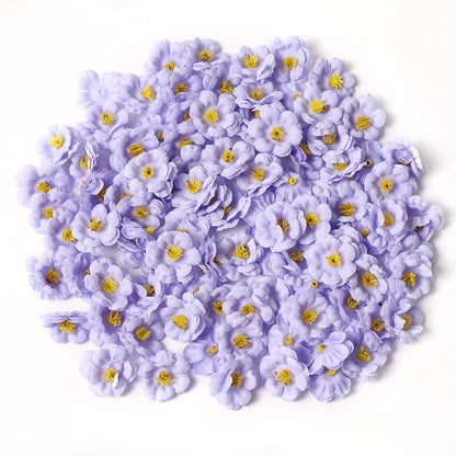 30Pcs Mini Artificial Rose Flowers Heads Silk Fake Flowers for Home Dceor Wedding Decoration Craft Wreath Gifts Accessories