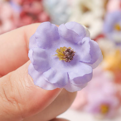 30Pcs Mini Artificial Rose Flowers Heads Silk Fake Flowers for Home Dceor Wedding Decoration Craft Wreath Gifts Accessories